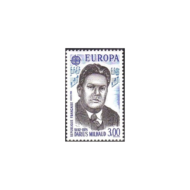 Timbre France Yvert No 2367 Europa Darius Milhaud