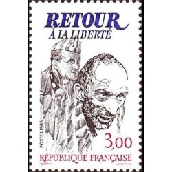 Timbre France Yvert No 2369 Anniversaire de la victoire, retour à la liberté
