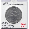 Polynésie Française 5 Francs 1999 Sup, Lec 63d pièce de monnaie