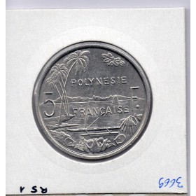 Polynésie Française 5 Francs 1999 Sup, Lec 63d pièce de monnaie