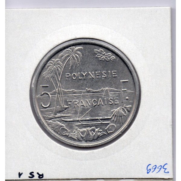 Polynésie Française 5 Francs 1999 Sup, Lec 63d pièce de monnaie
