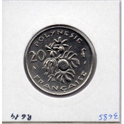 Polynésie Française 20 Francs 1975 Sup, Lec 94 pièce de monnaie