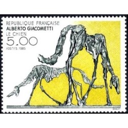 Timbre France Yvert No 2383 Alberto Giacometti, Le chien