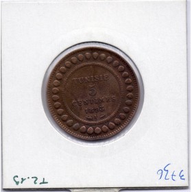 Tunisie, 5 Centimes 1893 TTB, Lec 73 pièce de monnaie