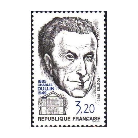 Timbre France Yvert No 2390 Charles Dullin