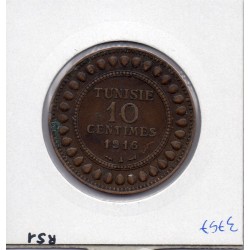 Tunisie, 10 Centimes 1916 TTB, Lec 105 pièce de monnaie