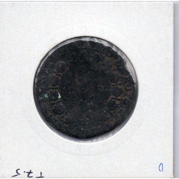 12 denier Constitution Louis XVI 1792 B Rouen B+, France pièce de monnaie