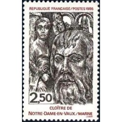 Timbre Yvert No 2404 Cloitre de Notre Dame en Vaux