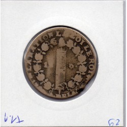 12 denier Constitution Louis XVI 1792 T. Saumur B, France pièce de monnaie