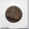 1 sol aux balances An II 1794 W. Arras B, France pièce de monnaie
