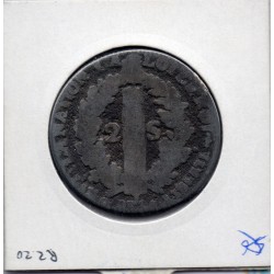 2 Sols Constitution Louis XVI 1792 .AA. Metz B, France pièce de monnaie