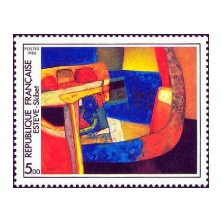 Timbre Yvert No 2413 Skybet de Maurice Estève