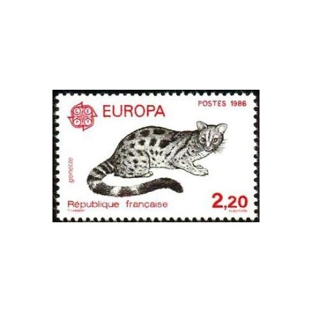 Timbre Yvert No 2416 Europa La Genette