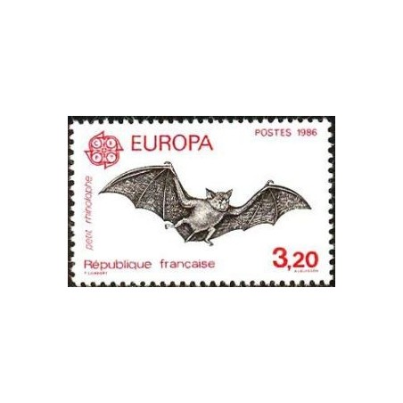 Timbre Yvert No 2417 Europa, Le petit rhinolophe