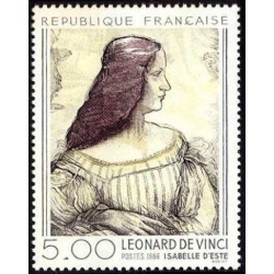 Timbre Yvert No 2446 Isabelle d'Este de Léonad de Vinci