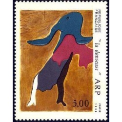 Timbre Yvert No 2447 La danseuse de Jean Arp