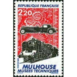 Timbre Yvert No 2450 Mulhouse, les Musées techniques, automobile