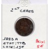 2 centimes Cérès 1883 TTB, France pièce de monnaie