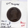 5 centimes Dupré An 7/5 A paris B, France pièce de monnaie