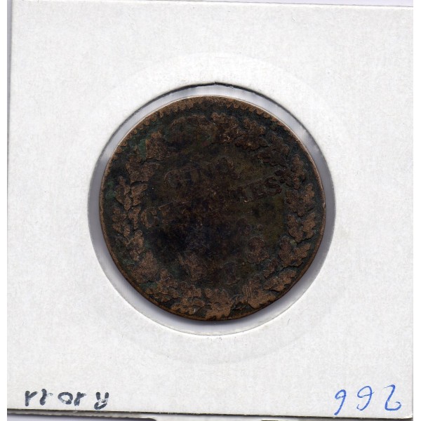 5 centimes Dupré An 8/6 I Limoges B+, France pièce de monnaie