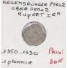 Regensburg Pfalz Oberpfalz 1 pfennig 1350-1390 TB Rupert 1er pièce de monnaie