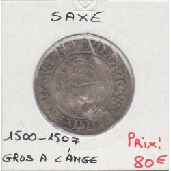 Saxe Gros a l'Ange 1500-1507 TTB pièce de monnaie