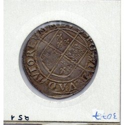 Angleterre Elisabeth 1ere Shilling 1582-1600 TTB pièce de monnaie