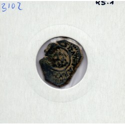 Espagne Philippe IV 2 maravedis 1621-1626 Tolède TB, KM 71.8 pièce de monnaie