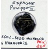 Espagne Philippe III 4 maravedis 1602-1620 Valladolid TB, KM 6.7 pièce de monnaie