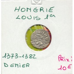 Hongrie Louis 1er denier 1373-1382 TB, pièce de monnaie