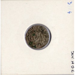 Hongrie Maximillien 1er denier 1576 Kremnica TTB, pièce de monnaie