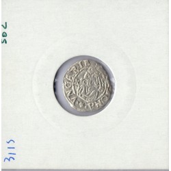 Hongrie Rodolphe II au nom de  Maximillien 1er denier 1578 Kremnica TTB, pièce de monnaie