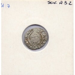 Hongrie Rodolphe II denier 1587 Kremnica TTB, pièce de monnaie