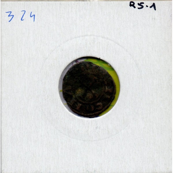 Italie Republique d'Ancone, Denaro 1300-1400 TB, pièce de monnaie