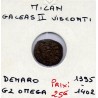 Italie Milan Galeazzo II Visconti denaro G2 Omega 1395-1402 B, pièce de monnaie