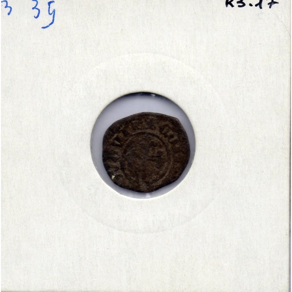 Italie Milan Galeazzo II Visconti denaro G2 Omega 1395-1402 B, pièce de monnaie