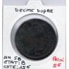 1 decime Dupré An 5 B Rouen B, France pièce de monnaie