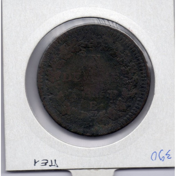 1 decime Dupré An 5 B Rouen B, France pièce de monnaie