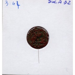 Italie Normands de Sicile Guillaume II Mezzo Follaro 1166-1189 Messine TB pièce de monnaie