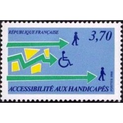 Timbre Yvert No 2536 Accessibilité aux handicapés