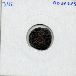 Italie Sicile Messine Manfred denaro M Gothique 1258-1266 TB pièce de monnaie