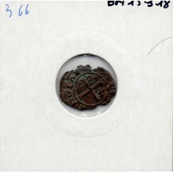 Italie Sicile Messine Charles 1er d'Anjou denaro Kar Omega 1266-1282 TB pièce de monnaie