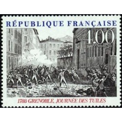 Timbre Yvert No 2538 Bicentenaire de la révolution, La journée des tuiles