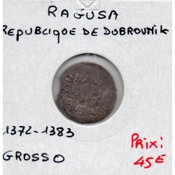 Raguse Grosso 1372-1398 Dubrovnik TB pièce de monnaie