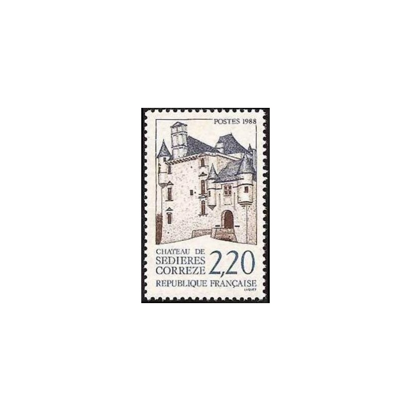 Timbre Yvert No 2546 Chateau de sedières