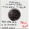 Ilkhanides Thogay Timur 4 Dirhams 737-755 AH TTB pièce de monnaie