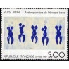 Timbre Yvert No 2561 Anthropométrie de l'époque bleue par Yves Klein