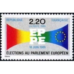 Timbre Yvert No 2572 élections au parlement européen, le symbole
