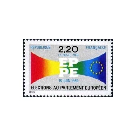 Timbre Yvert No 2572 élections au parlement européen, le symbole