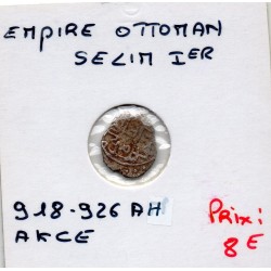 Empire Ottoman, Selim 1er 1 Akce 918-926 AH TTB pièce de monnaie